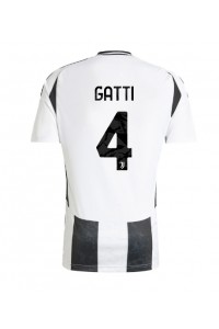 Juventus Federico Gatti #4 Fotballdrakt Hjemme Klær 2024-25 Korte ermer